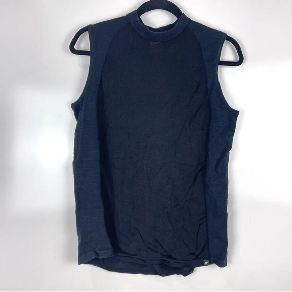 Nike Sportswear Tech Knit Sleeveless Tank Top Blouse Black Women's Medium - Picture 2 of 10